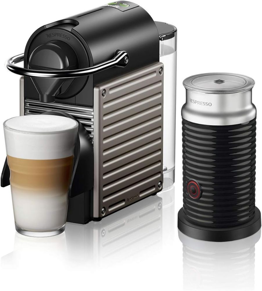 Nespresso Pixie Espresso Machine by Breville with Milk Frother