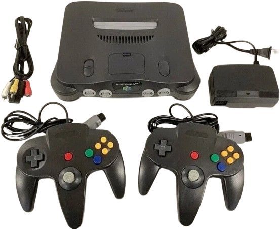 Nintendo 64 with 2 Controllers Gaming Console (Bundle)