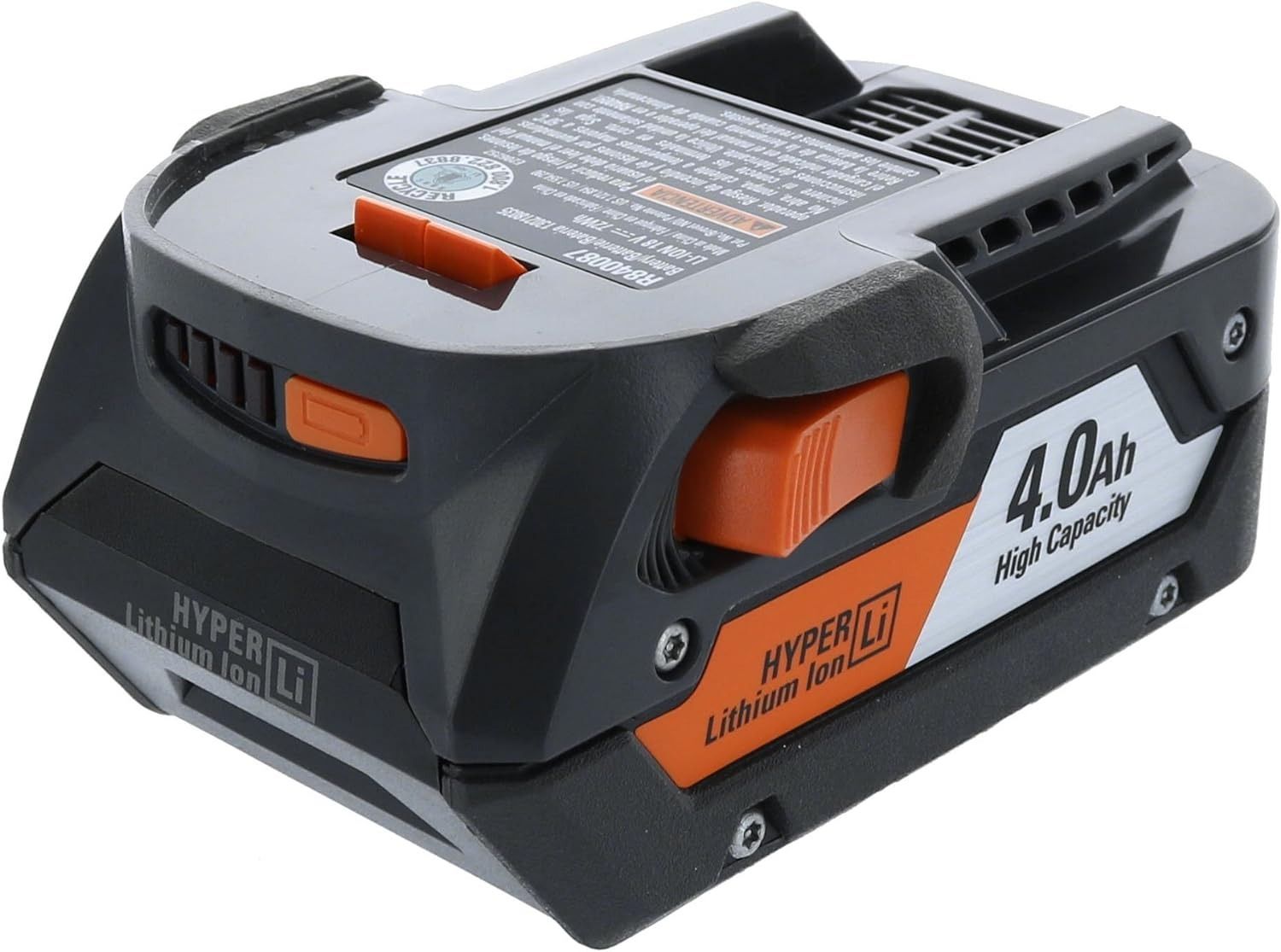 Ridgid Genuine OEM R840087 18V Hyper Lithium-Ion 4AH Single Battery