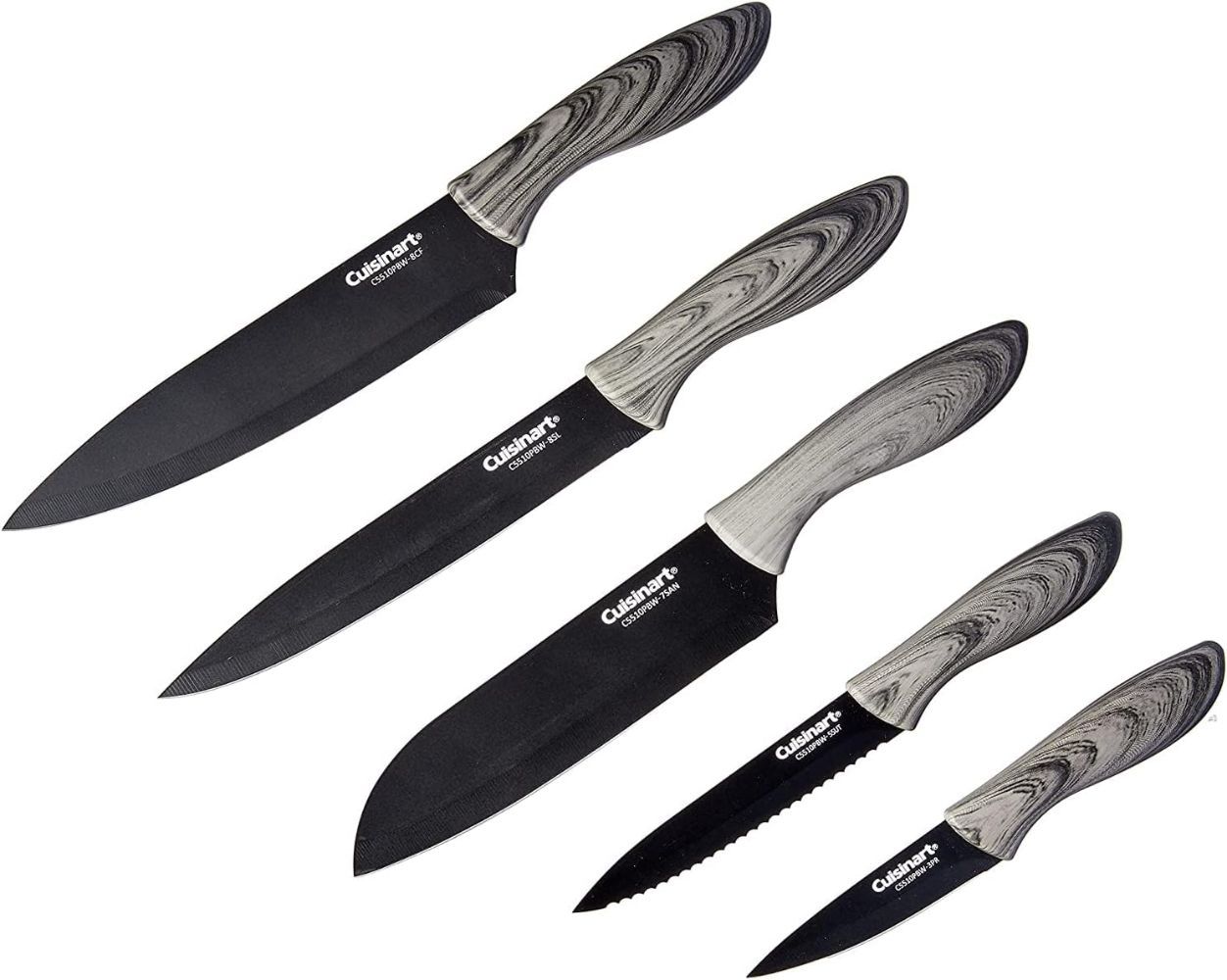 Cuisinart C55-10PBO Ceramic Coated Knife Set 10-Piece