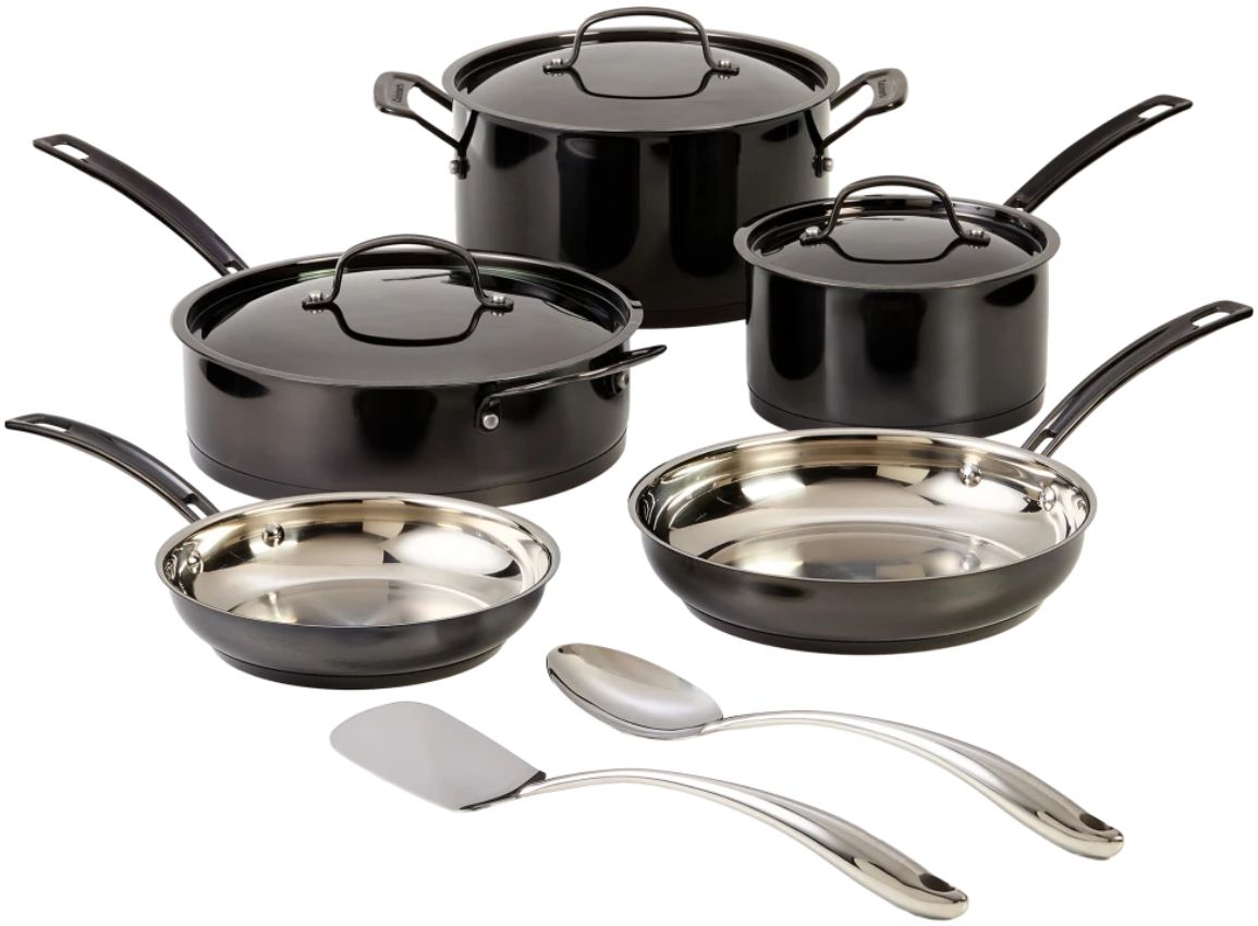 Cuisinart MSS-10 Mica-Shine Stainless Steel 10 Piece Set