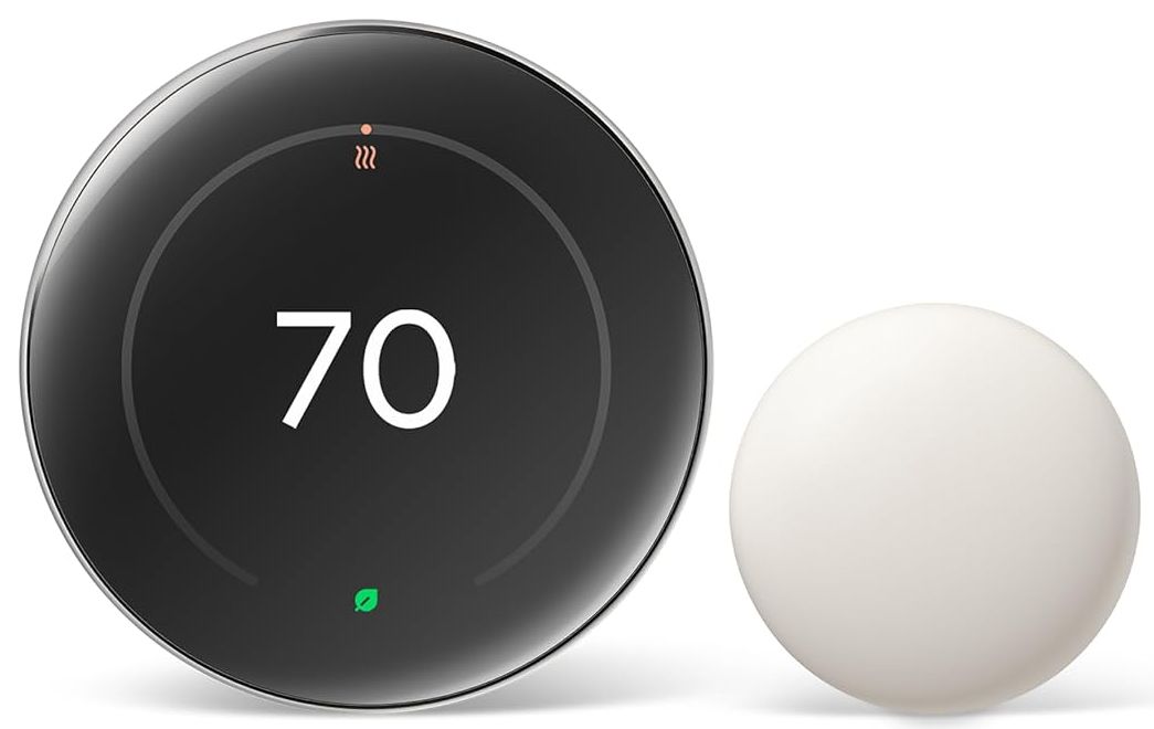 Google Nest Learning Thermostat (4th Gen) with Nest Temperature Sensor (2nd Gen)